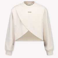 Calvin Klein Kinder Meisjes Trui In Off White