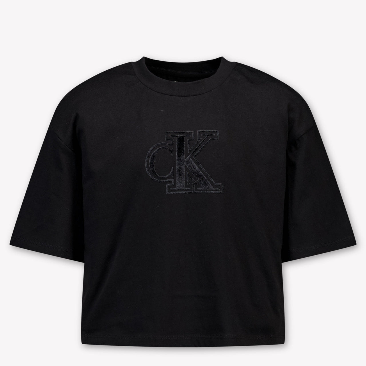 Calvin Klein Kinder Meisjes T-Shirt In Zwart