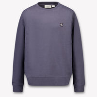 Calvin Klein Kids Unisex Sweater In Dark Gray