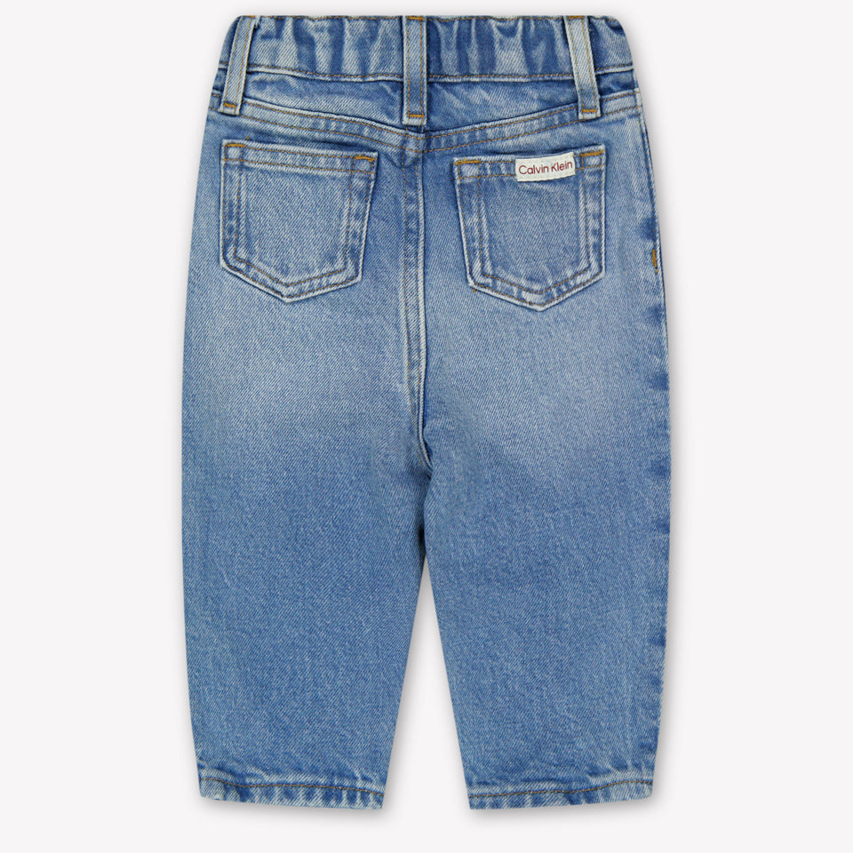 Calvin Klein Baby Unisex Jeans In Blauw