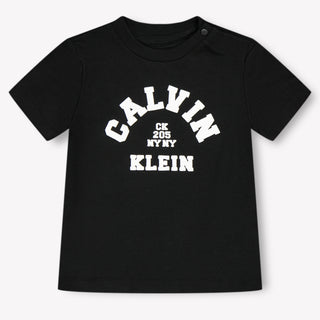 Calvin Klein Baby Unisex T-Shirt In Black