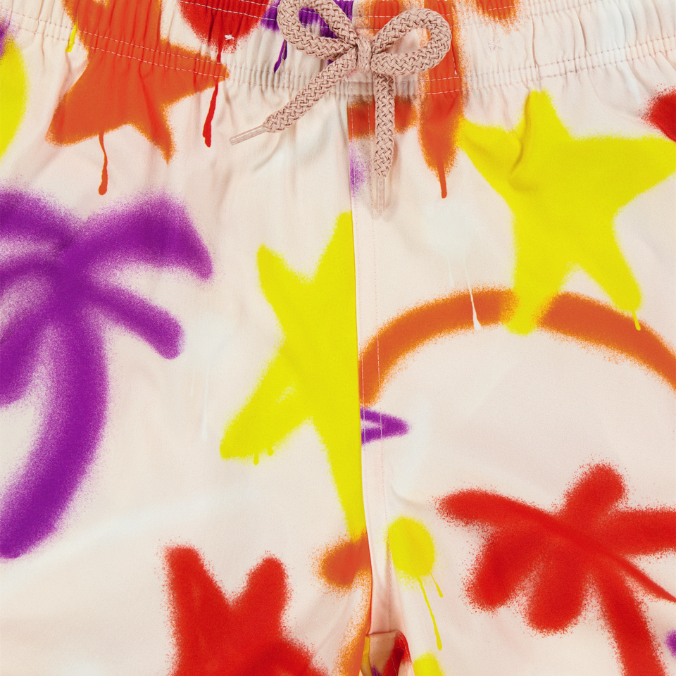 Palm Angels Baby Boys Swimwear In Pink