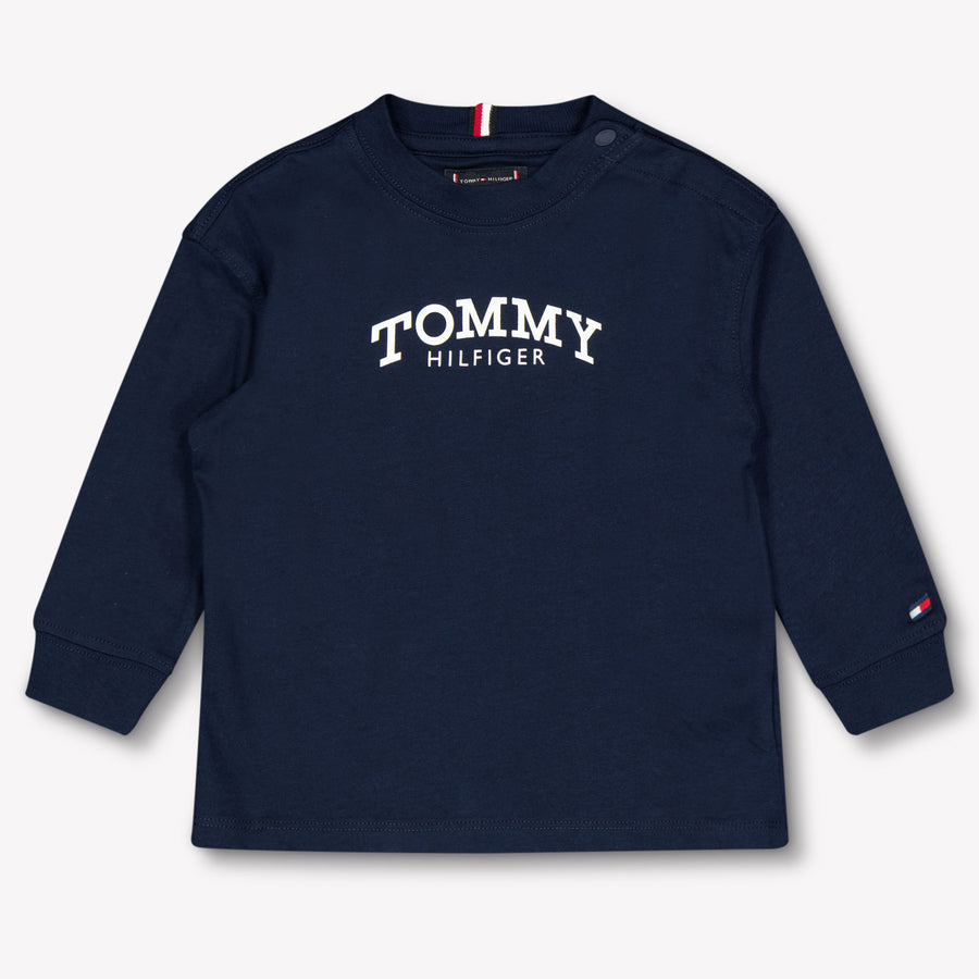 Tommy Hilfiger Baby Jongens T-Shirt In Navy