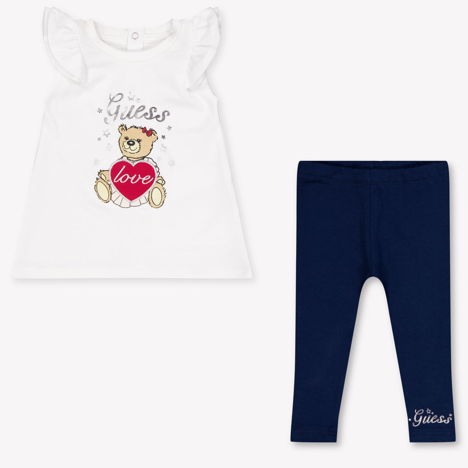 Guess Baby Meisjes Setje In Wit