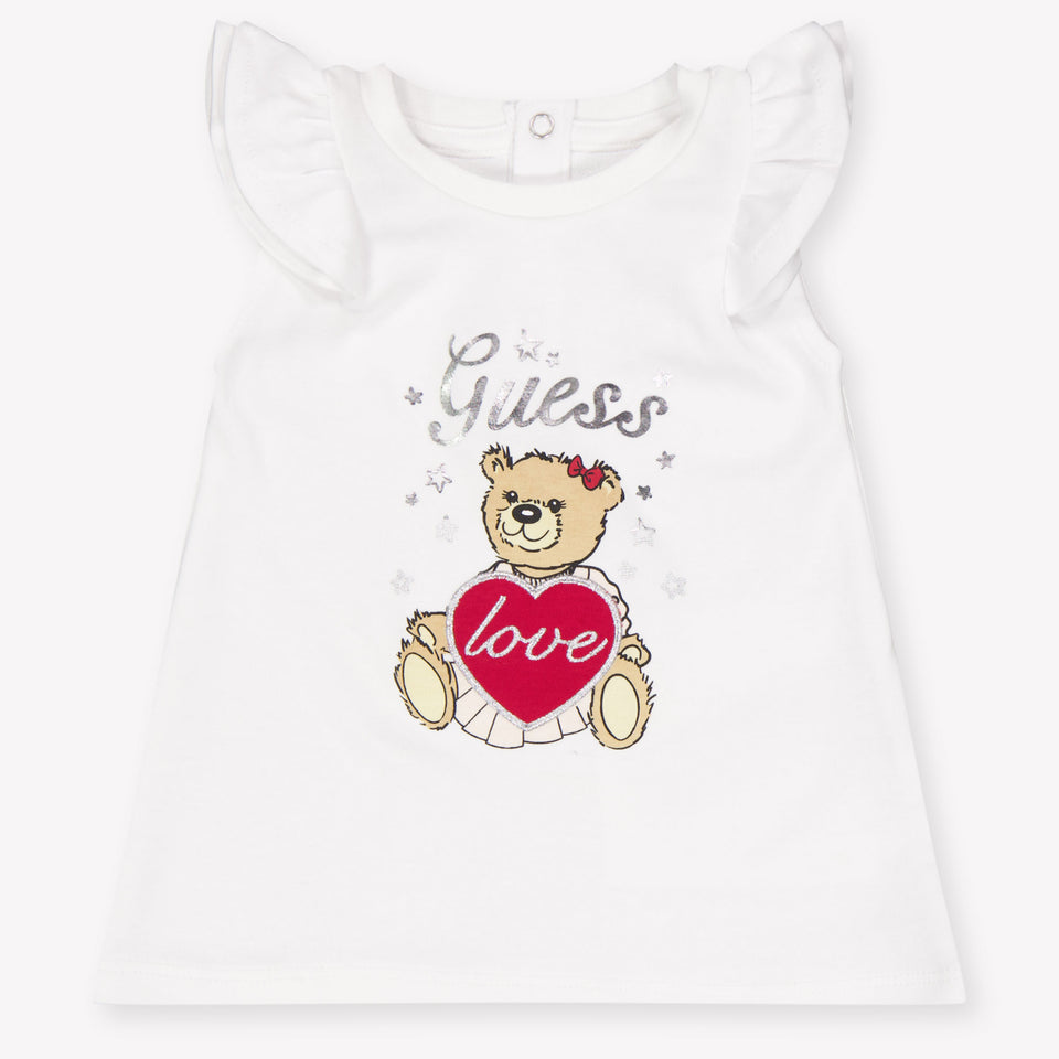 Guess Baby Meisjes Setje In Wit