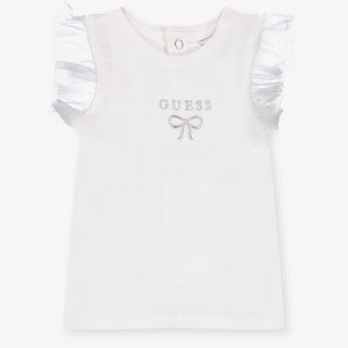 Guess Baby Meisjes T-Shirt In Wit