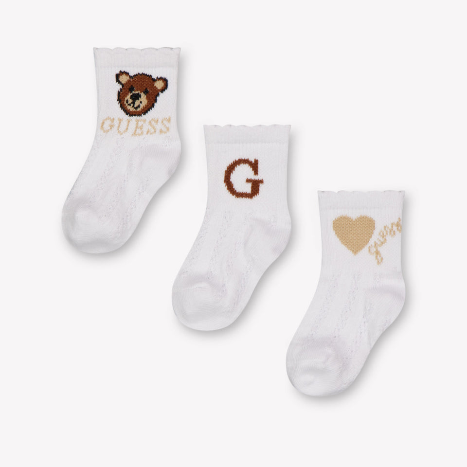 Guess Baby Boys Socks In White