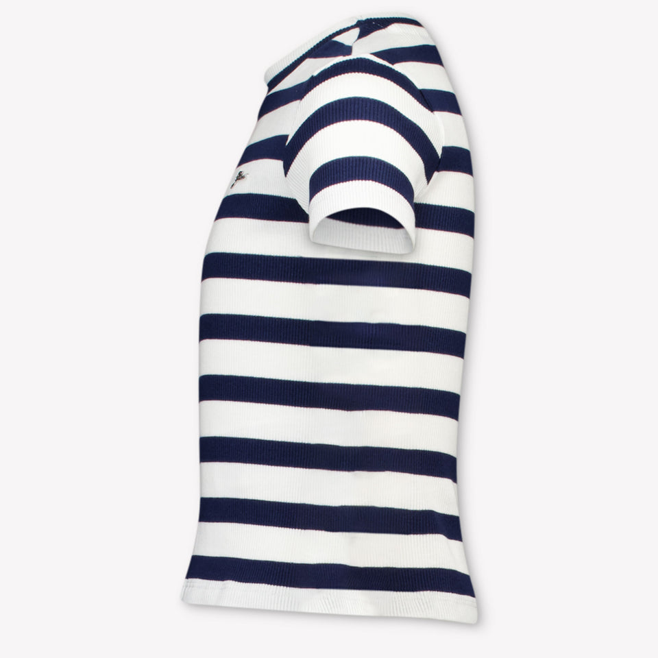 Guess Kids Girls T-Shirt In Navy