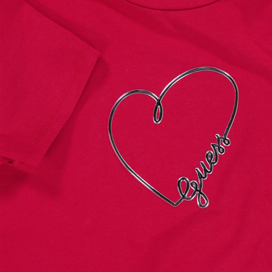 Guess Kinder Meisjes T-Shirt In Rood