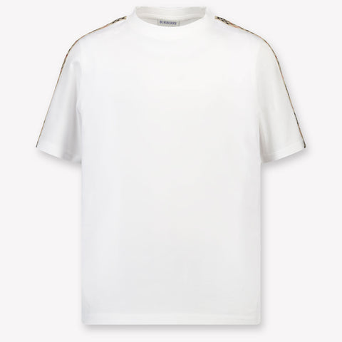 Burberry CEDAR Kids Unisex T-Shirt In White