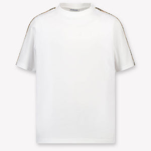 Burberry Cedar Kinder Unisex T-Shirt In Wit