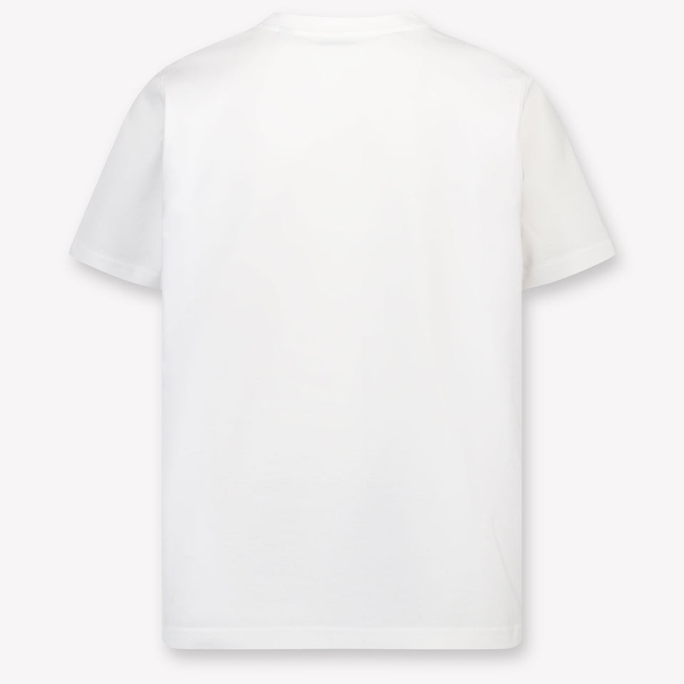 Burberry Cedar Teddy Kinder Unisex T-Shirt In Wit