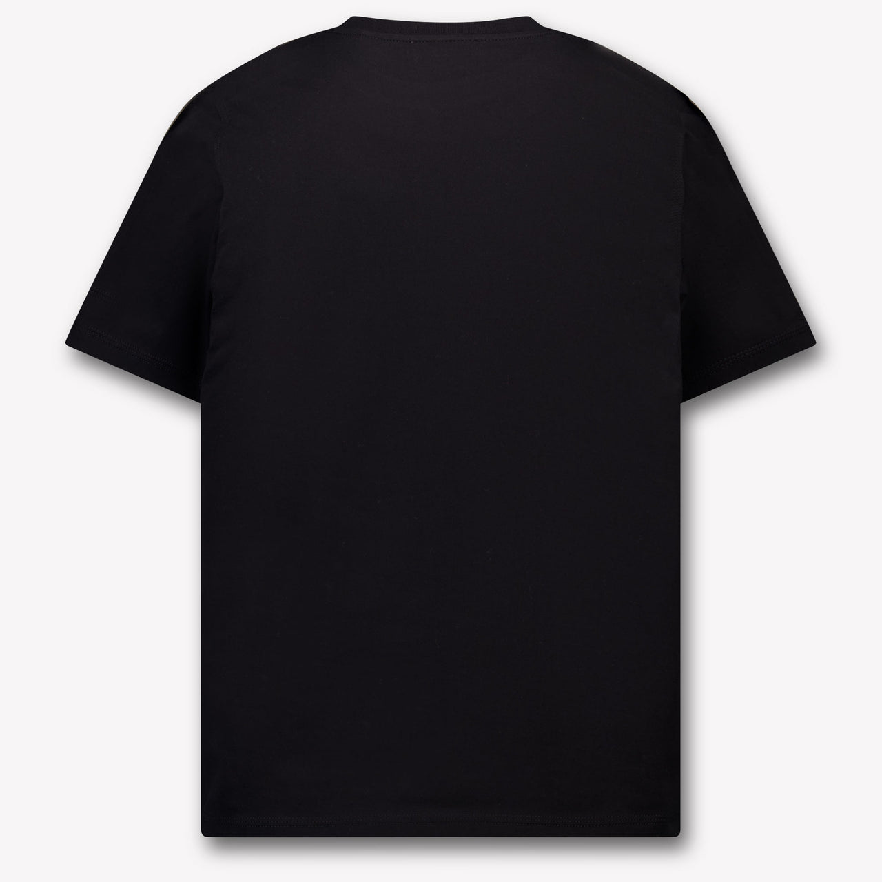 Burberry Cedar Check Kinder Unisex T-Shirt In Zwart