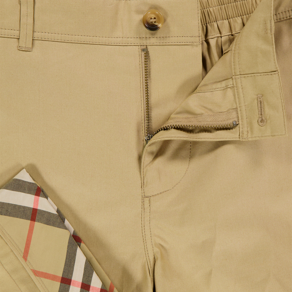 Burberry Oscar Kinder Jongens Shorts In Beige