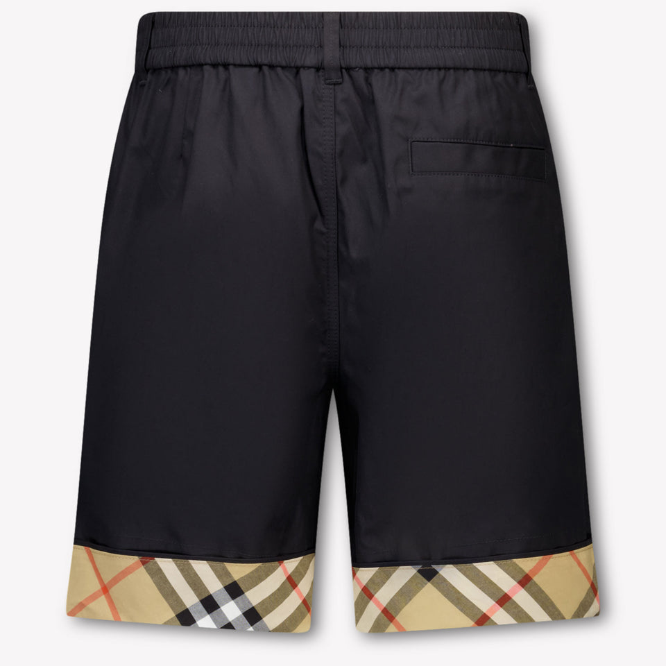 Burberry Oscar Kinder Jongens Shorts In Zwart