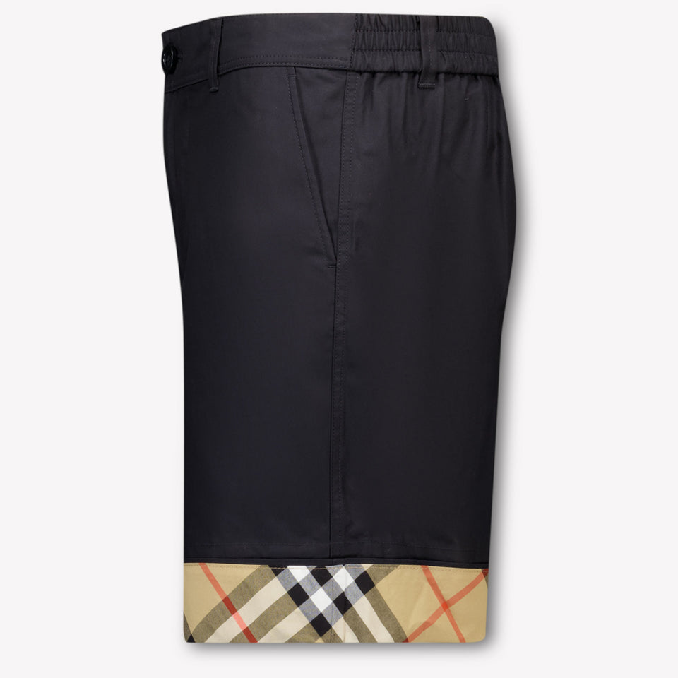 Burberry Oscar Kinder Jongens Shorts In Zwart