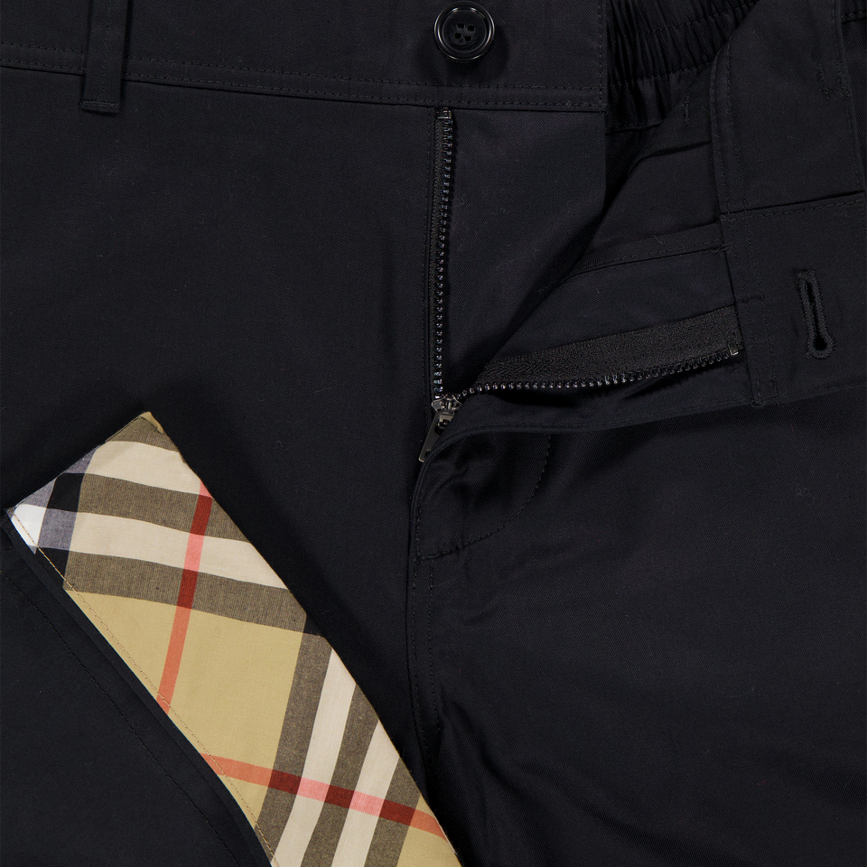 Burberry Oscar Kinder Jongens Shorts In Zwart