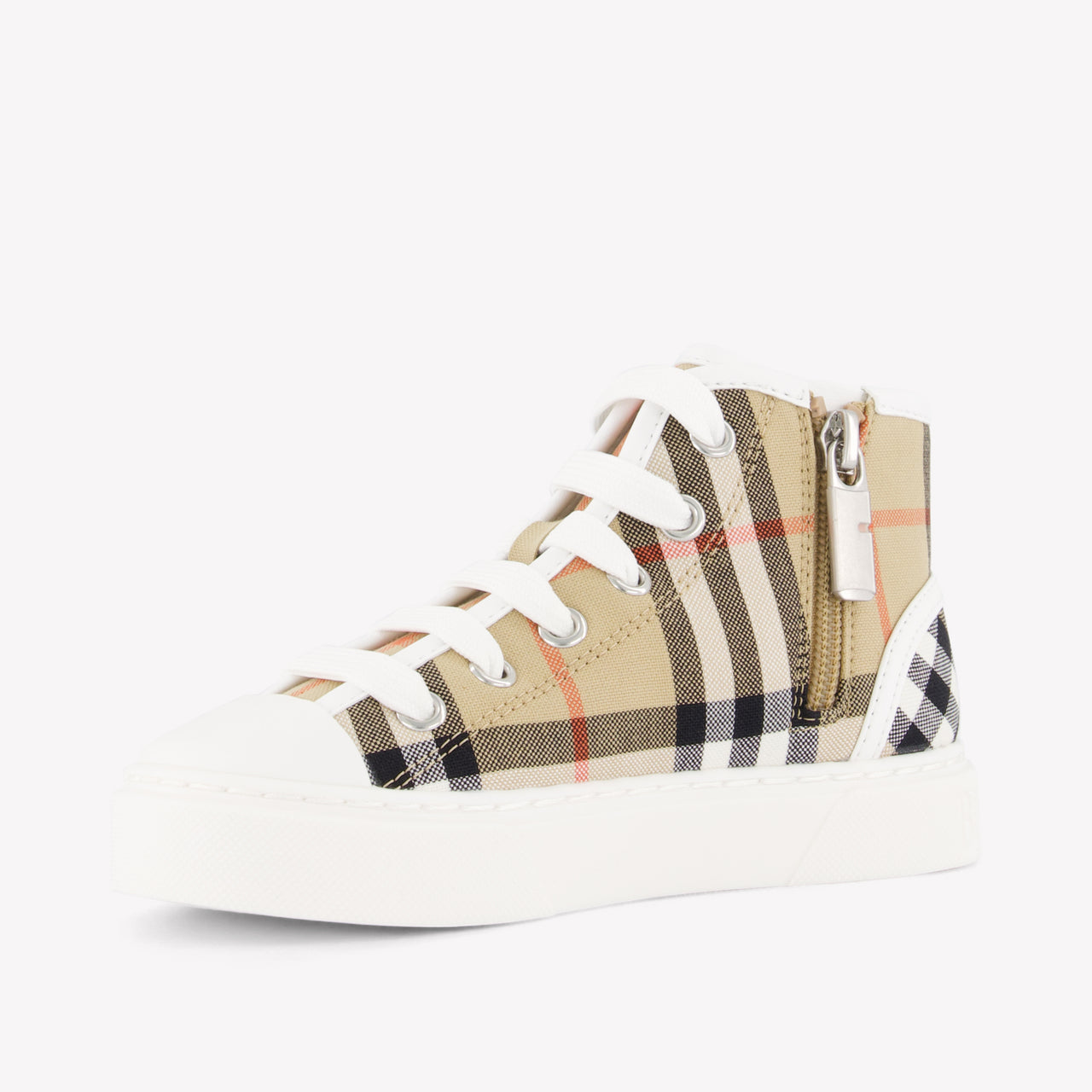 Burberry Teddy Unisex Sneakers In Beige