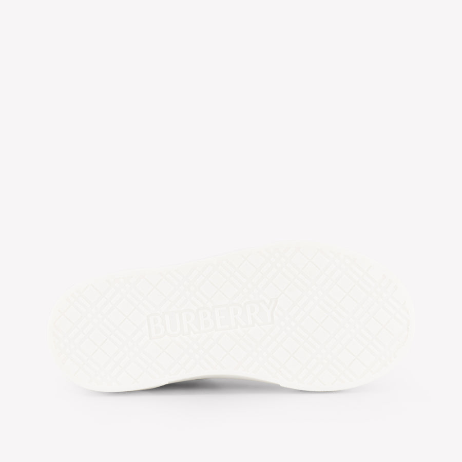 Burberry Teddy Unisex Sneakers In Beige