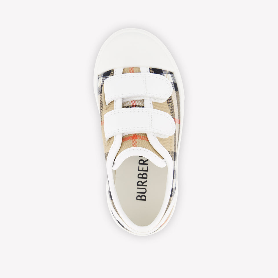 Burberry Blake Unisex Sneakers In Beige