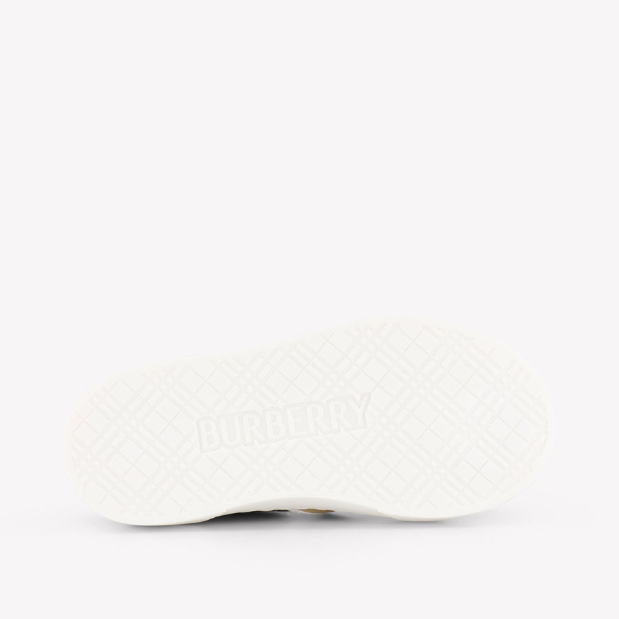 Burberry Kit Unisex Sneakers In Beige