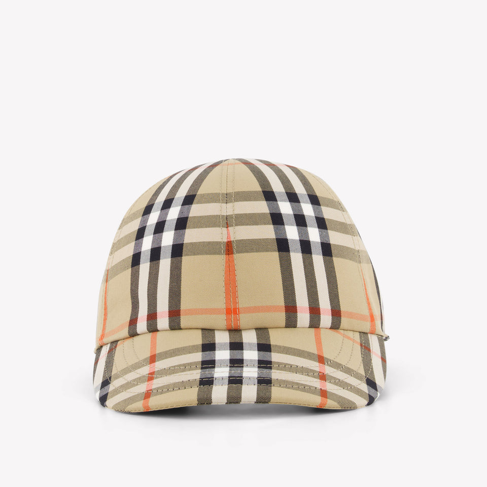 Burberry Kids Unisex Cap In Beige