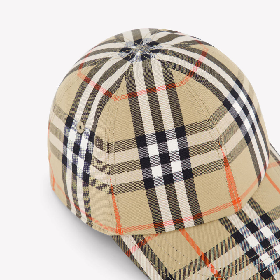 Burberry Kids Unisex Cap In Beige