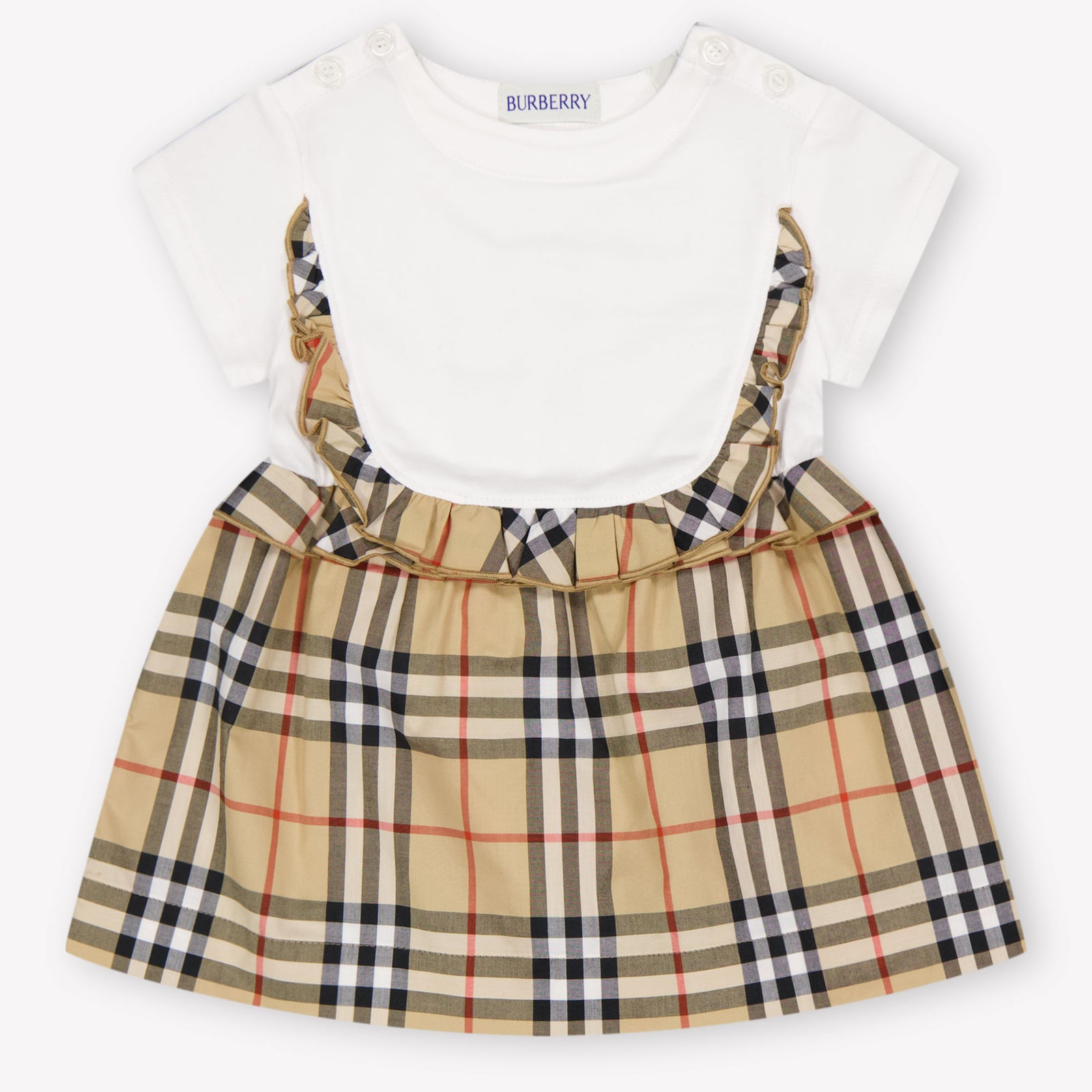 Burberry Rhonda Baby Girls Dress In White