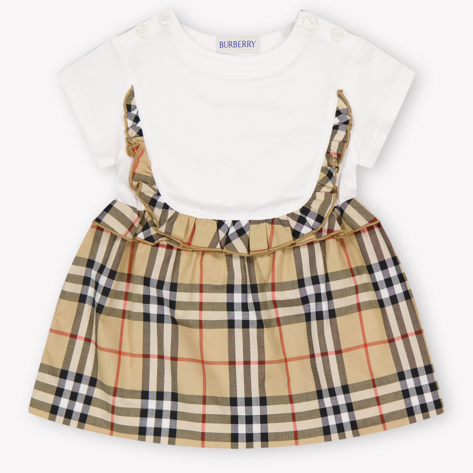 Burberry Rhonda Baby Girls Dress In White