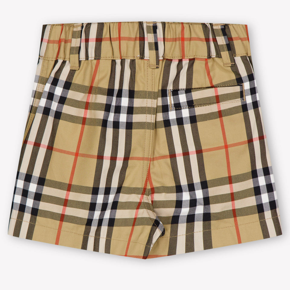 Burberry Oscar Baby Jongens Shorts In Beige