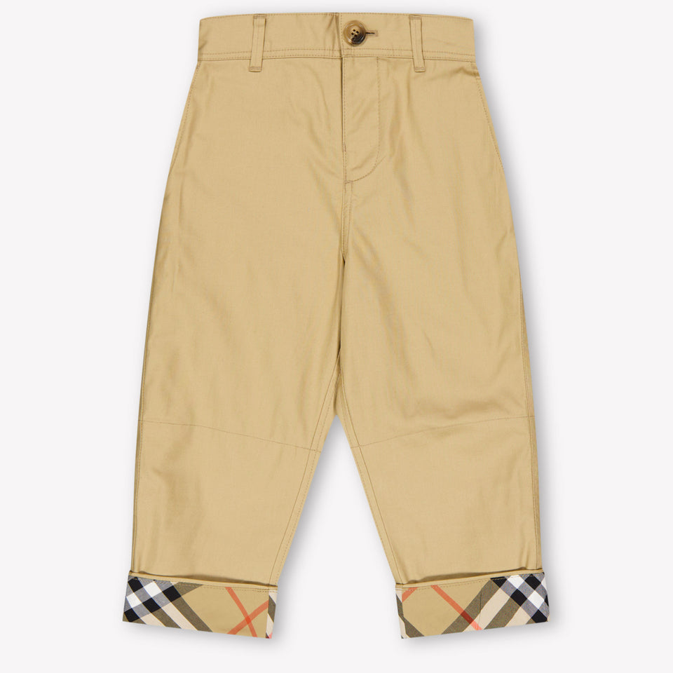 Burberry Sheldon Baby Boys Pants In Beige