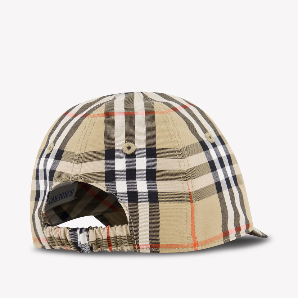 Burberry Bsb Cap Baby Unisex Pet In Beige