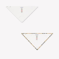 Burberry Snap Bibo Baby Unisex Accessoire In Wit