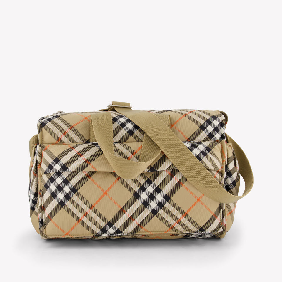 Burberry Bowling Bag Diaper Bag In Beige