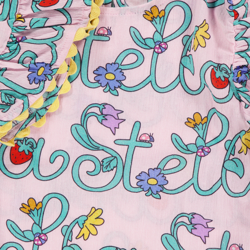 Stella McCartney Kinder Meisjes T-Shirt In Licht Roze