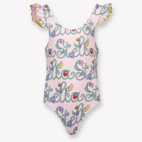 Stella McCartney Kinder Meisjes Zwemkleding In Licht Roze