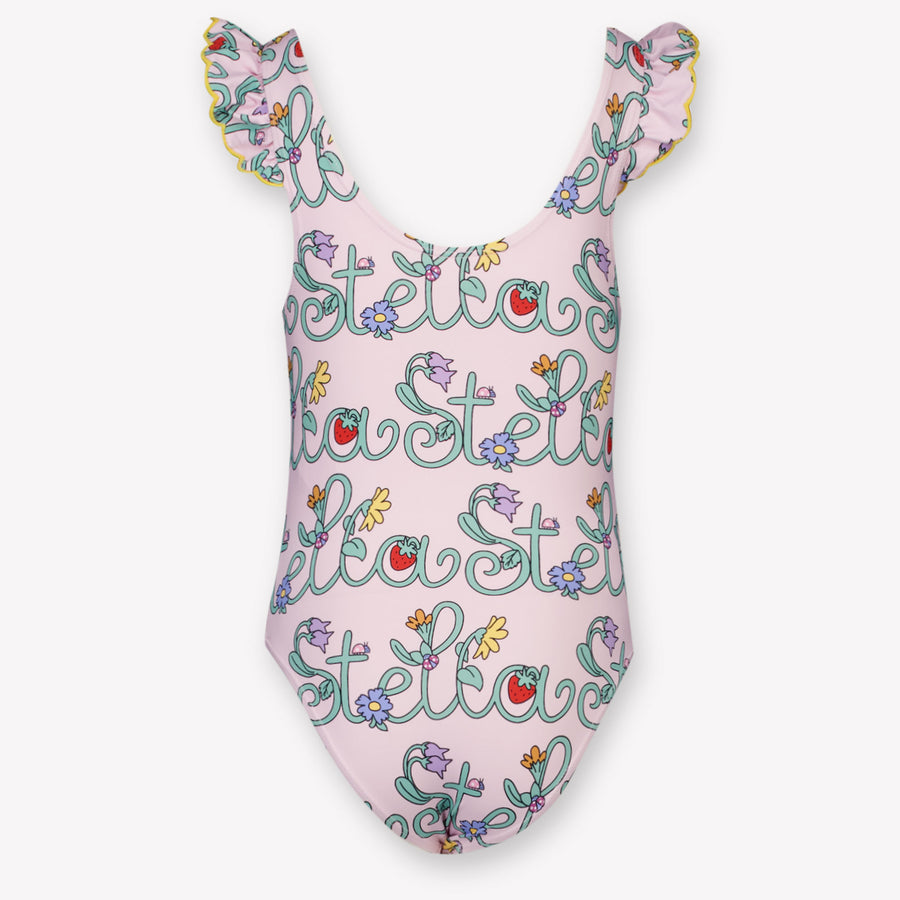 Stella McCartney Kinder Meisjes Zwemkleding In Licht Roze