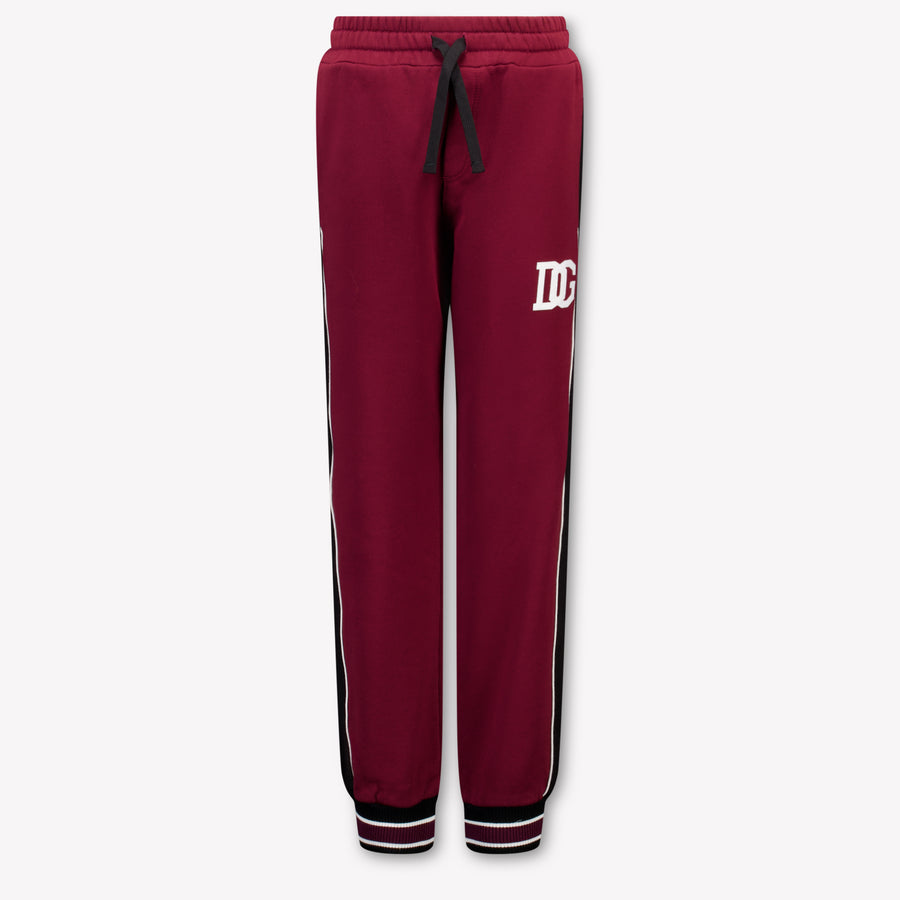 Dolce & Gabbana Kinder Jongens Broek In Bordeaux
