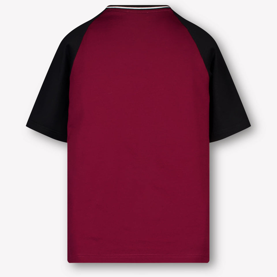 Dolce & Gabbana Kinder Jongens T-Shirt In Bordeaux