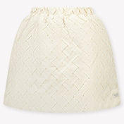Donsje Amsterdam Camielle Kids Girls Skirt In Beige