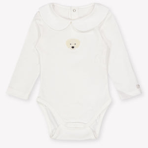 Donsje Amsterdam Baby Unisex Rompertje In Off White