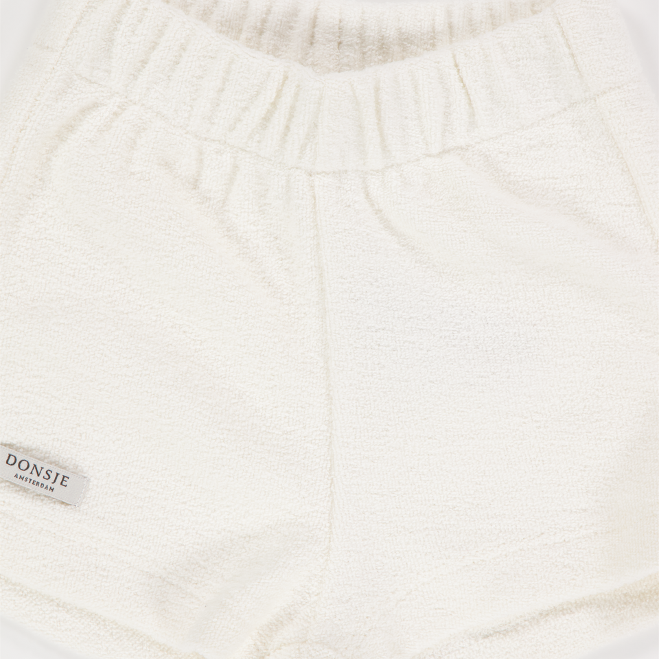 Donsje Amsterdam Baby Boys Shorts In OffWhite