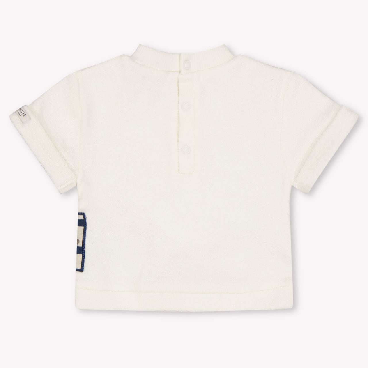 Donsje Amsterdam Baby Jongens T-Shirt In Off White