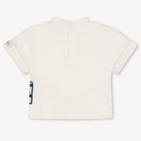 Donsje Amsterdam Baby Jongens T-Shirt In Off White