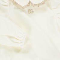 Dolce & Gabbana Baby Girls Dress In OffWhite