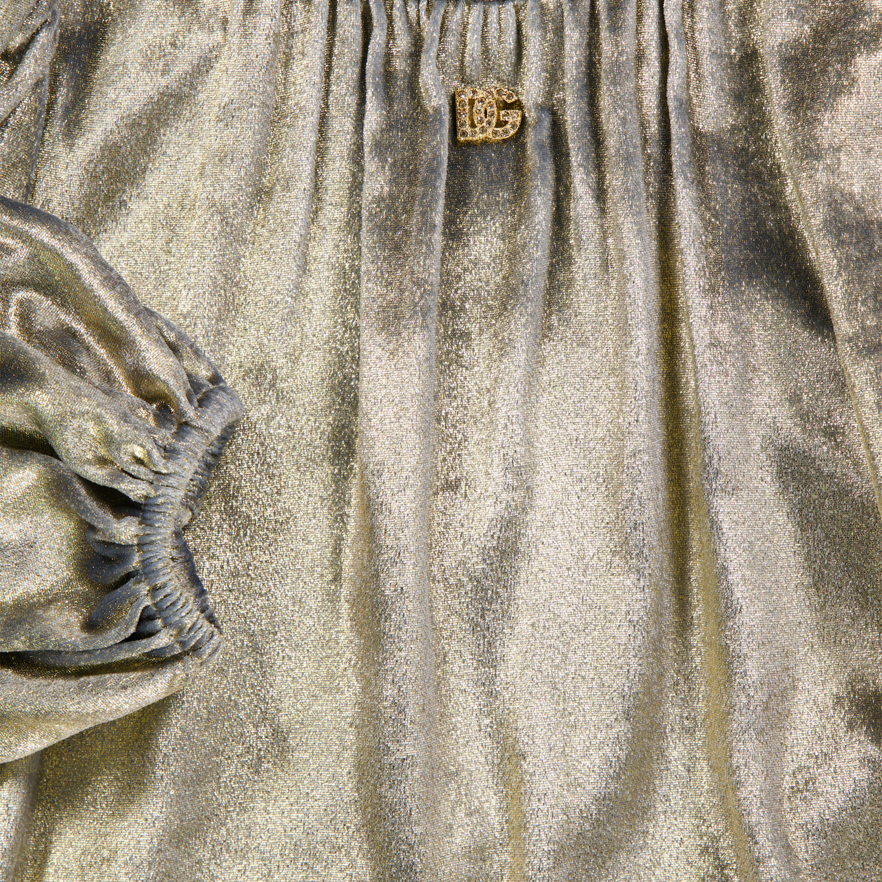 Dolce & Gabbana Kinder Meisjes Jurk In Goud