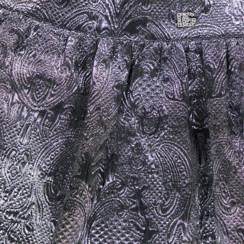 Dolce & Gabbana Kids Girls Skirt In Silver