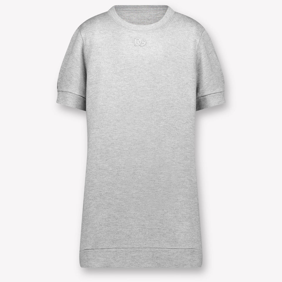 Dolce & Gabbana Kinder Meisjes Tuniek In Zilver