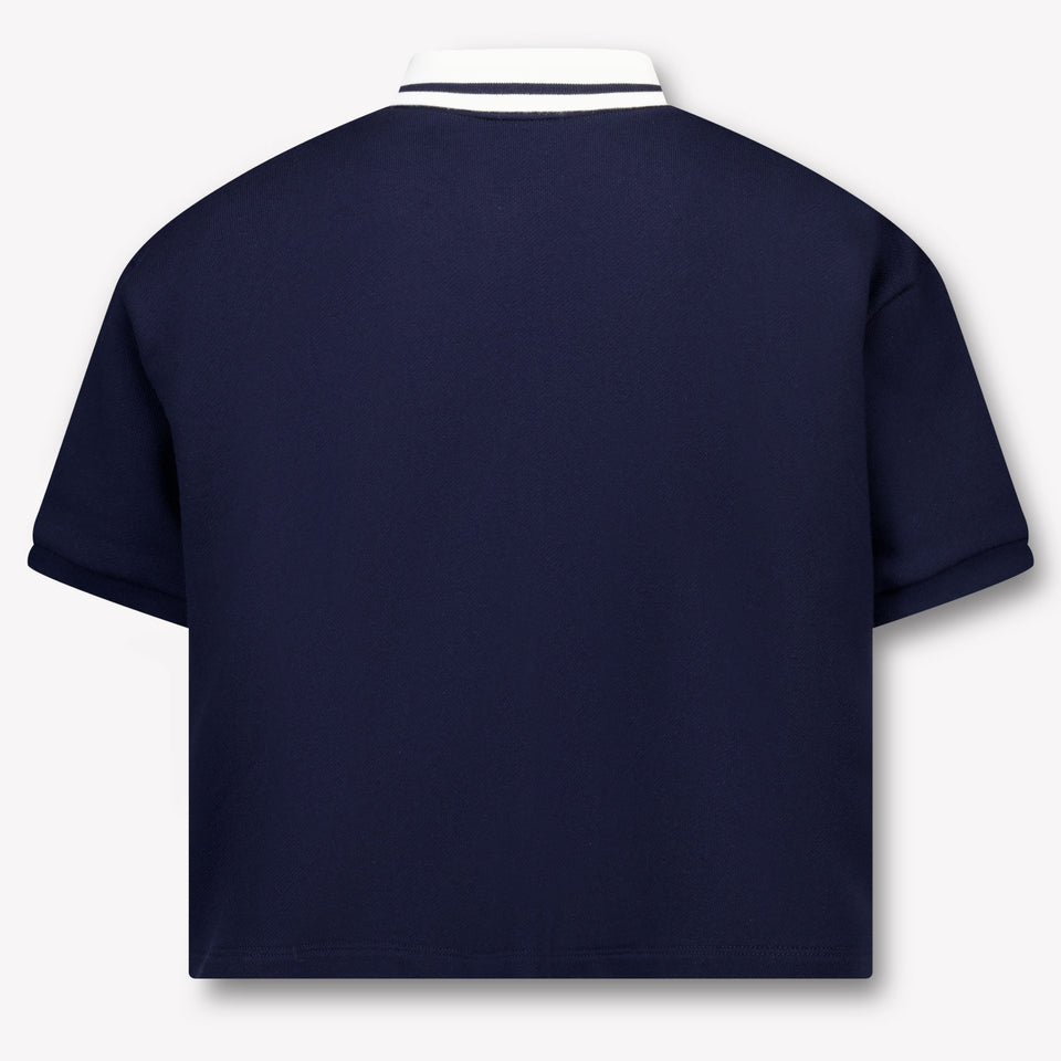 Fendi Kinder Meisjes Polo In Navy
