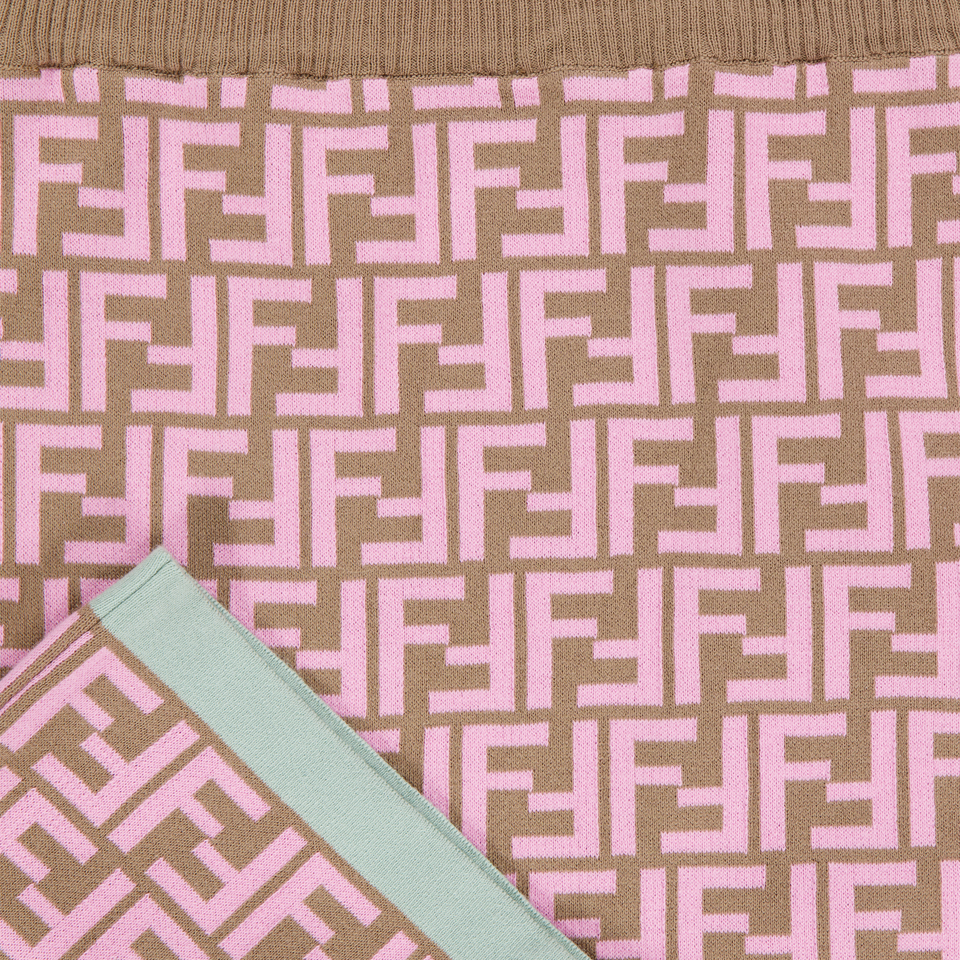 Fendi Kinder Meisjes Rokje In Camel